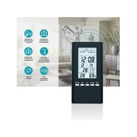  Метеостанция OXION OTM333, Черный 