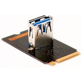  Адаптер M.2 PCI-E (NGFF) -> 1xUSB3.0, Open-Dev M2-PCI-E-RISER, M.2 2242 Socket 3, USB разъём предназначен только для подключения райзера 