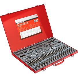  Набор метчиков и плашек MATRIX 773110 М2-М18, 110 шт. метал. кейс 