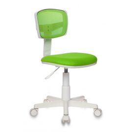  Кресло детское Бюрократ CH-W299/SD/TW-18 спинка сетка салатовый TW-03A TW-18 (пластик белый) 