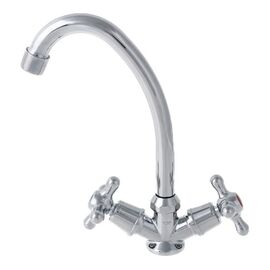  Смеситель для мойки Istok 0402.712 двуручный 