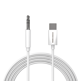  Аудиокабель AUX 3.5mm 2м More choice UK22a (White) 