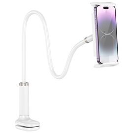  Держатель настольный на прищепке Hoco HD10 Bamboo lazy stand (white) (236209) 