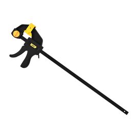  Быстрозажимная пистолетная струбцина Deli DL110118 112020 450x70мм стальная рама пластиковые губки макс.усилие до 750n 