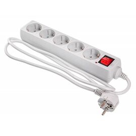  Сетевой фильтр Buro 500SL-1.5-G 1.5м (5 розеток) серый 