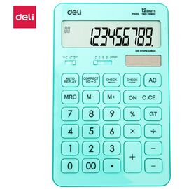  Калькулятор настольный Deli Touch EM01531 голубой 