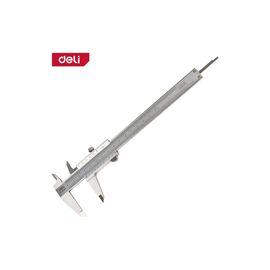  Штангенциркуль Deli DL92150C 150мм, нерж, метрическая/дюймовая шкала, кейс 