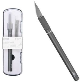  Нож-скальпель Deli DL359201A серый 