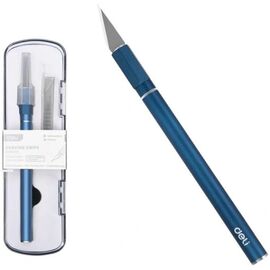  Нож-скальпель Deli DL359201B синий 