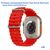  Ремешок силиконовый Great Case Ocean Band для Apple Watch 42/44/45/49 мм, 215мм, на застежка, красный (4) 