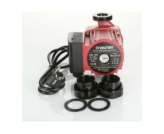  Насос циркуляционный Valtec 25/60 130 (VRS.256.13.0) с присоеденителями (1/1) 