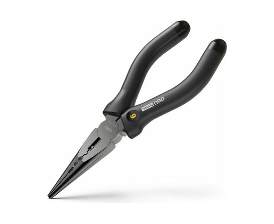  Длиногубцы Deli Home Series Black HT2106 160мм, эксклюзивный дизайн, рукоятка из высококачественного софттач пластика 